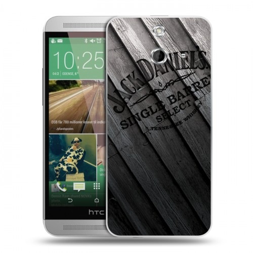 Дизайнерский пластиковый чехол для HTC One E8 Jack Daniels