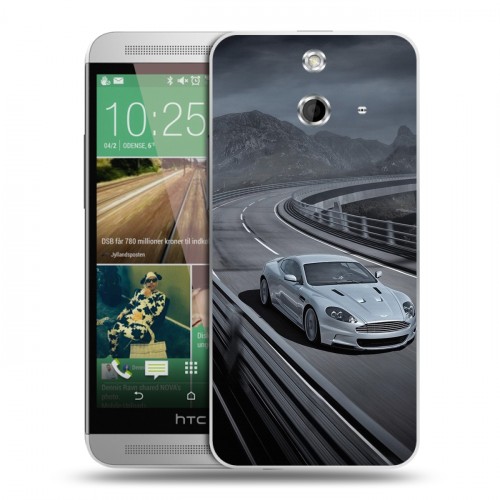 Дизайнерский пластиковый чехол для HTC One E8 Aston Martin
