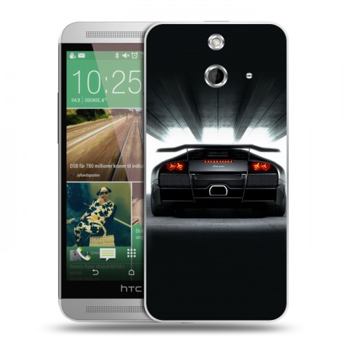 Дизайнерский пластиковый чехол для HTC One E8 Lamborghini
