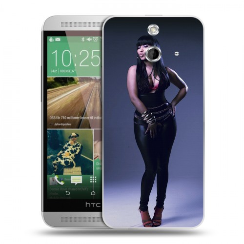 Дизайнерский пластиковый чехол для HTC One E8 Ники Минаж