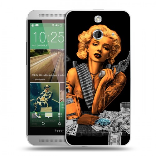 Дизайнерский пластиковый чехол для HTC One E8 Мерлин Монро