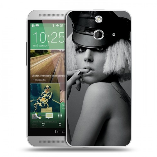 Дизайнерский пластиковый чехол для HTC One E8 Леди Гага