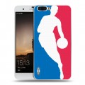Дизайнерский пластиковый чехол для Huawei Honor 6 Plus НБА