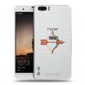 Полупрозрачный дизайнерский силиконовый чехол для Huawei Honor 6 Plus Прозрачные знаки зодиака