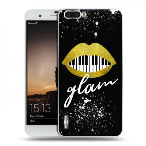 Дизайнерский пластиковый чехол для Huawei Honor 6 Plus Дизайнерское пианино