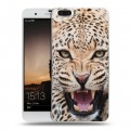 Дизайнерский пластиковый чехол для Huawei Honor 6 Plus Леопард