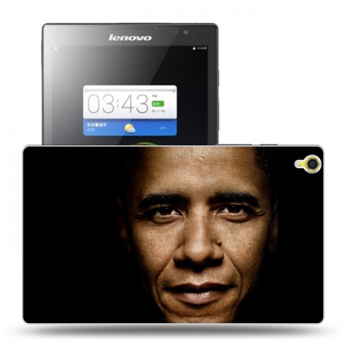 Дизайнерский силиконовый чехол для Lenovo Tab S8 Барак Обама