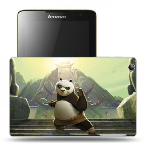 Дизайнерский силиконовый чехол для Lenovo IdeaTab A5500 Кунг-фу панда