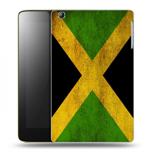 Дизайнерский силиконовый чехол для Lenovo IdeaTab A5500 Флаг Ямайки