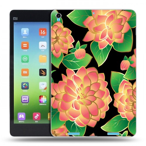 Дизайнерский силиконовый чехол для Xiaomi MiPad Люксовые цветы