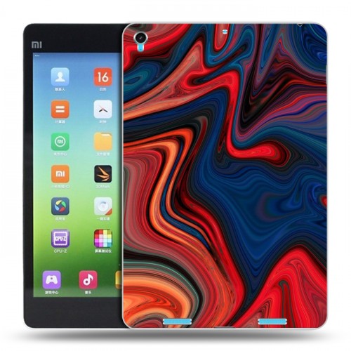 Дизайнерский силиконовый чехол для Xiaomi MiPad Размытые краски