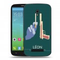 Дизайнерский пластиковый чехол для Alcatel One Touch Pop S9 Leon