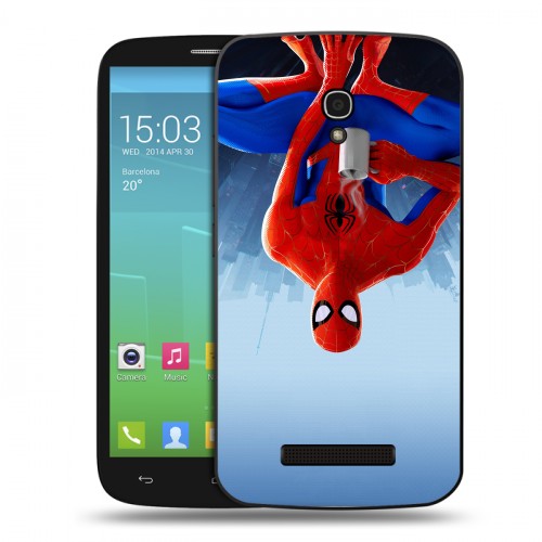 Дизайнерский пластиковый чехол для Alcatel One Touch Pop S9 Человек-паук : Через вселенные