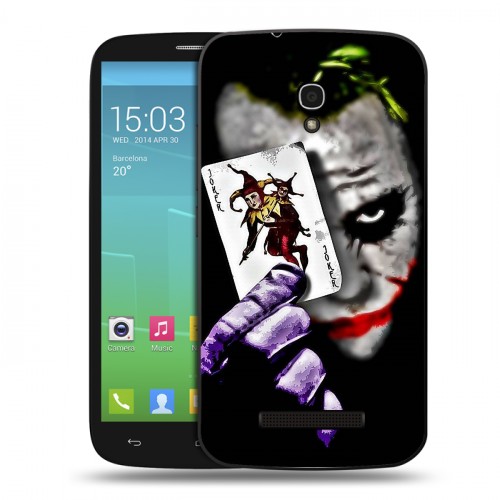 Дизайнерский пластиковый чехол для Alcatel One Touch Pop S9 Джокер