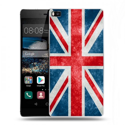 Дизайнерский пластиковый чехол для Huawei P8 Флаг Британии