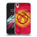 Дизайнерский пластиковый чехол для Alcatel One Touch Idol 3 (4.7) Флаг Киргизии
