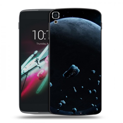Дизайнерский пластиковый чехол для Alcatel One Touch Idol 3 (5.5) Астероиды