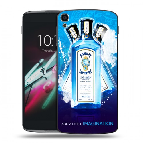 Дизайнерский пластиковый чехол для Alcatel One Touch Idol 3 (5.5) Bombay Sapphire