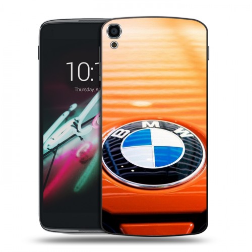 Дизайнерский пластиковый чехол для Alcatel One Touch Idol 3 (5.5) BMW