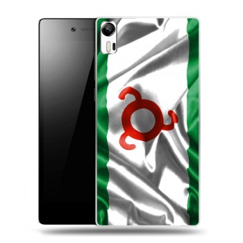 Дизайнерский силиконовый чехол для Lenovo Vibe Shot Флаг Ингушетии (на заказ)