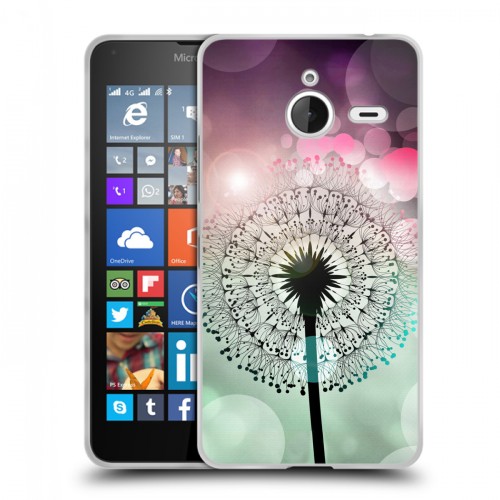 Дизайнерский пластиковый чехол для Microsoft Lumia 640 XL Прекрасные одуванчики