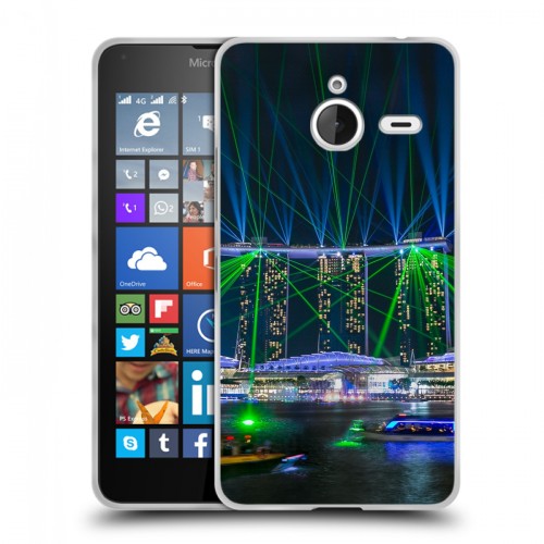 Дизайнерский пластиковый чехол для Microsoft Lumia 640 XL Сингапур
