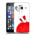 Дизайнерский пластиковый чехол для Microsoft Lumia 640 XL Модные иллюстрации