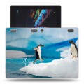Дизайнерский силиконовый чехол для Lenovo Tab 2 A10 Пингвины