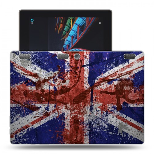 Дизайнерский силиконовый чехол для Lenovo Tab 2 A10 флаг Британии