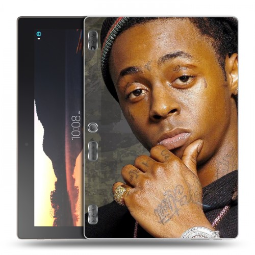 Дизайнерский силиконовый чехол для Lenovo Tab 2 A10 Lil Wayne