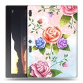 Дизайнерский силиконовый чехол для Lenovo Tab 2 A10 Романтик цветы