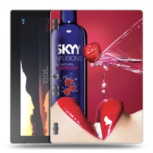 Дизайнерский силиконовый чехол для Lenovo Tab 2 A10 Skyy Vodka