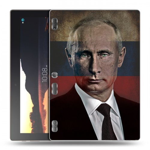 Дизайнерский силиконовый чехол для Lenovo Tab 2 A10 В.В.Путин