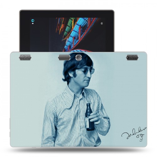 Дизайнерский силиконовый чехол для Lenovo Tab 2 A10 Джон Леннон