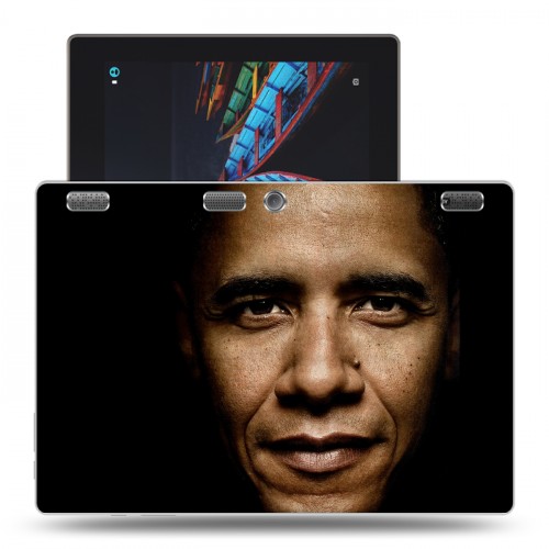 Дизайнерский силиконовый чехол для Lenovo Tab 2 A10 Барак Обама
