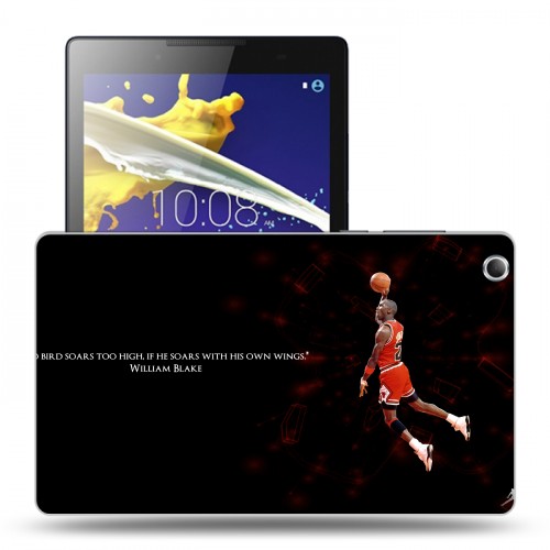 Дизайнерский силиконовый чехол для Lenovo Tab 2 A8 Майкл Джордан