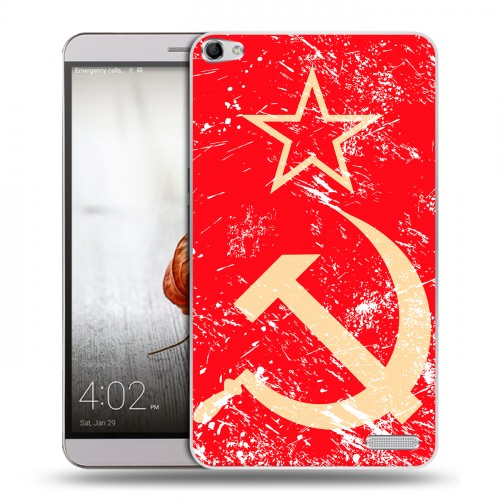 Дизайнерский пластиковый чехол для Huawei MediaPad X2 Флаг СССР 