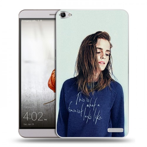 Дизайнерский пластиковый чехол для Huawei MediaPad X2 Эмма Уотсон