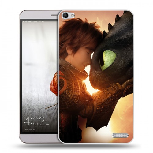 Дизайнерский пластиковый чехол для Huawei MediaPad X2 Как приручить дракона 3