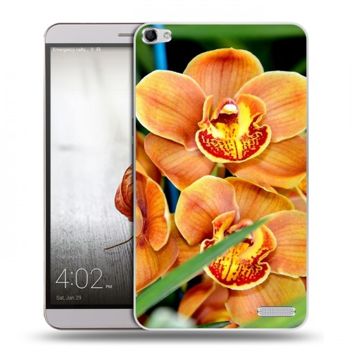 Дизайнерский пластиковый чехол для Huawei MediaPad X2 Орхидеи