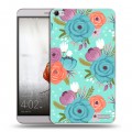 Дизайнерский пластиковый чехол для Huawei MediaPad X2 Причудливые цветы
