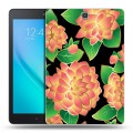 Дизайнерский силиконовый чехол для Samsung Galaxy Tab A 9.7 Люксовые цветы
