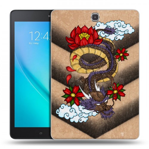 Дизайнерский силиконовый чехол для Samsung Galaxy Tab A 9.7 Японские тату