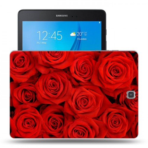 Дизайнерский силиконовый чехол для Samsung Galaxy Tab A 9.7 Розы