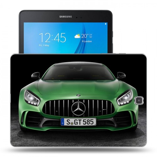 Дизайнерский силиконовый чехол для Samsung Galaxy Tab A 9.7  Mercedes