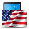 Дизайнерский силиконовый чехол для Samsung Galaxy Tab A 9.7 флаг сша