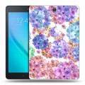 Дизайнерский силиконовый чехол для Samsung Galaxy Tab A 9.7 Органические цветы