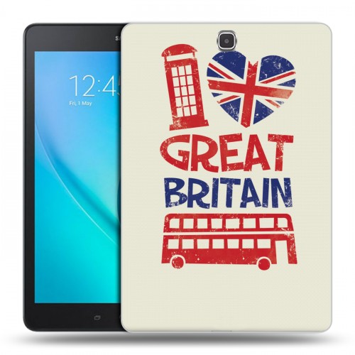 Дизайнерский силиконовый чехол для Samsung Galaxy Tab A 9.7 British love