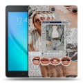 Дизайнерский силиконовый чехол для Samsung Galaxy Tab A 9.7 Коллаж