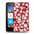 Дизайнерский силиконовый чехол для Microsoft Lumia 430 Dual SIM Ягоды